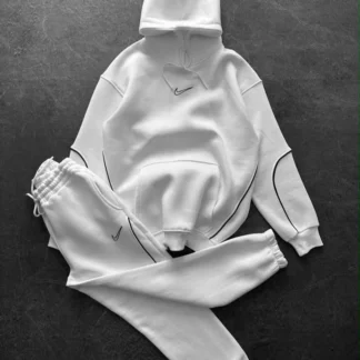 Oversized piped frame set · White · Model 1129
